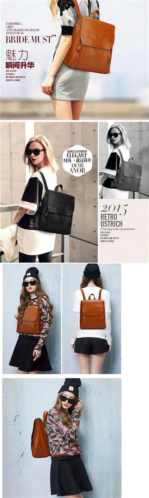 Du lịch ba lô nữ túi xách nữ túi xách 2019 phiên bản Hàn Quốc mới của phụ nữ da dầu sáp ba lô sinh viên retro - Túi vai đơn túi aldo