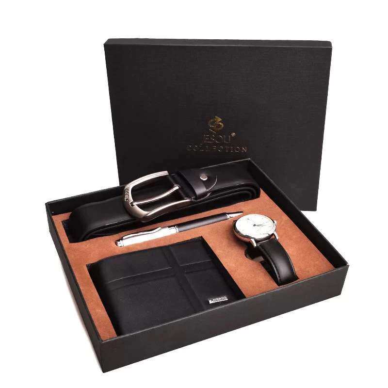exquisite gift box watch wallet belt set for men boyfriend