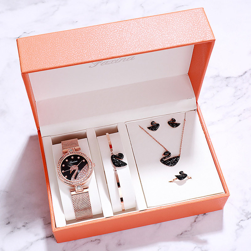 watch set women luxury bracelet necklace gift for girlfriend