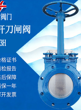 铸钢材质手动明杆刀闸阀 Gate Valve刀闸阀PZ73H/Y/TC-10/16 WCB