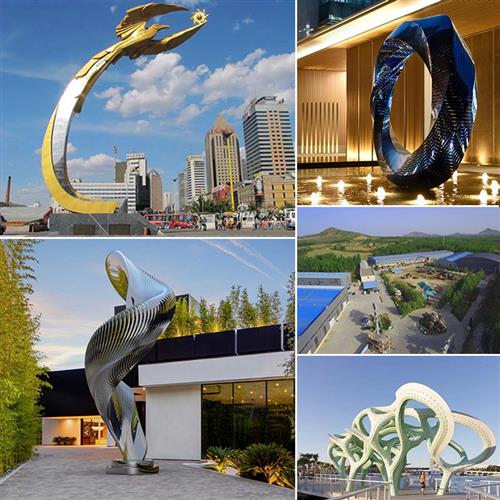 厂家制作不锈钢雕塑户外园林景观艺术雕像校园广场标志性金属摆件