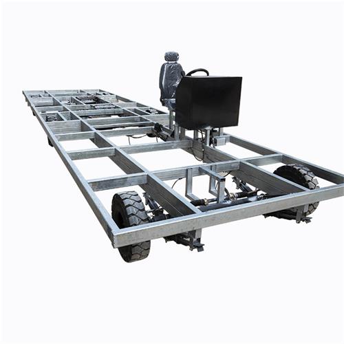 制作电动四轮加长加宽城市花车巡游巡演公园街景餐车底盘