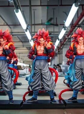 2026JT 雕像哥 超四悟吉塔 七龙珠手办 3替换手 动漫人物模型桌摆