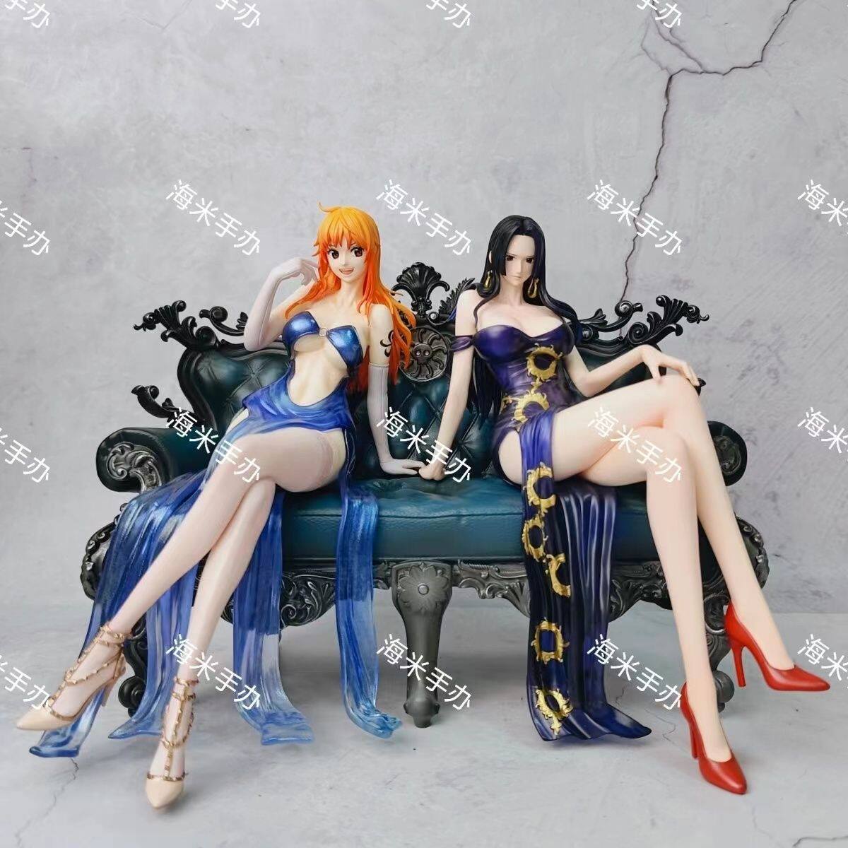 2026海贼王沙发女帝沙发娜美西装暴徒系列海贼王沙发姐妹手办雕像