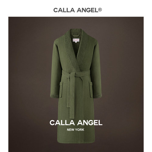 CallaAngel纯棉吸水男款浴袍