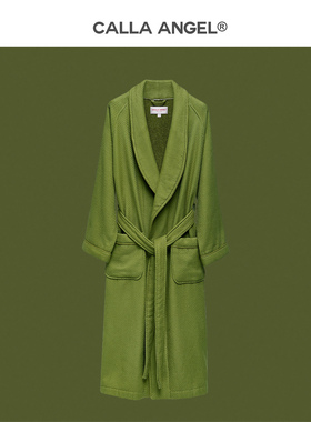 CallaAngel纯棉浴袍女款毛巾料柔软吸水男全棉情侣款睡衣睡袍浴衣