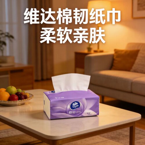 家用大包抽纸3层加厚可湿面巾纸