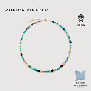 Monica Beaded缤纷宝石串珠项链多巴胺礼物 Vinader莫妮卡项链Rio