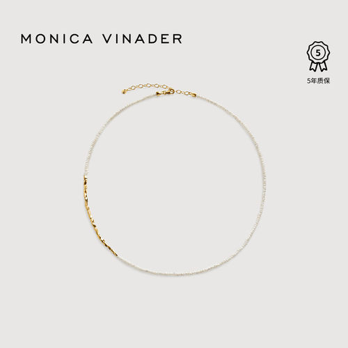 MonicaVinader米粒珍珠项链轻奢