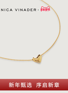 Monica Vinader莫妮卡流心项链毛衣链爱心款新年礼物经典心意颈链