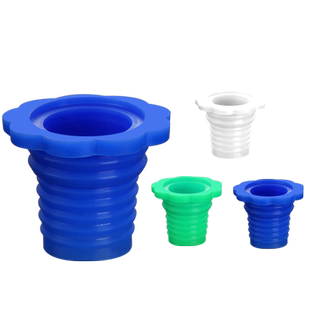 40/50管道防虫硅胶橡皮塞子下水管防臭塞水池地漏堵头带孔密封圈