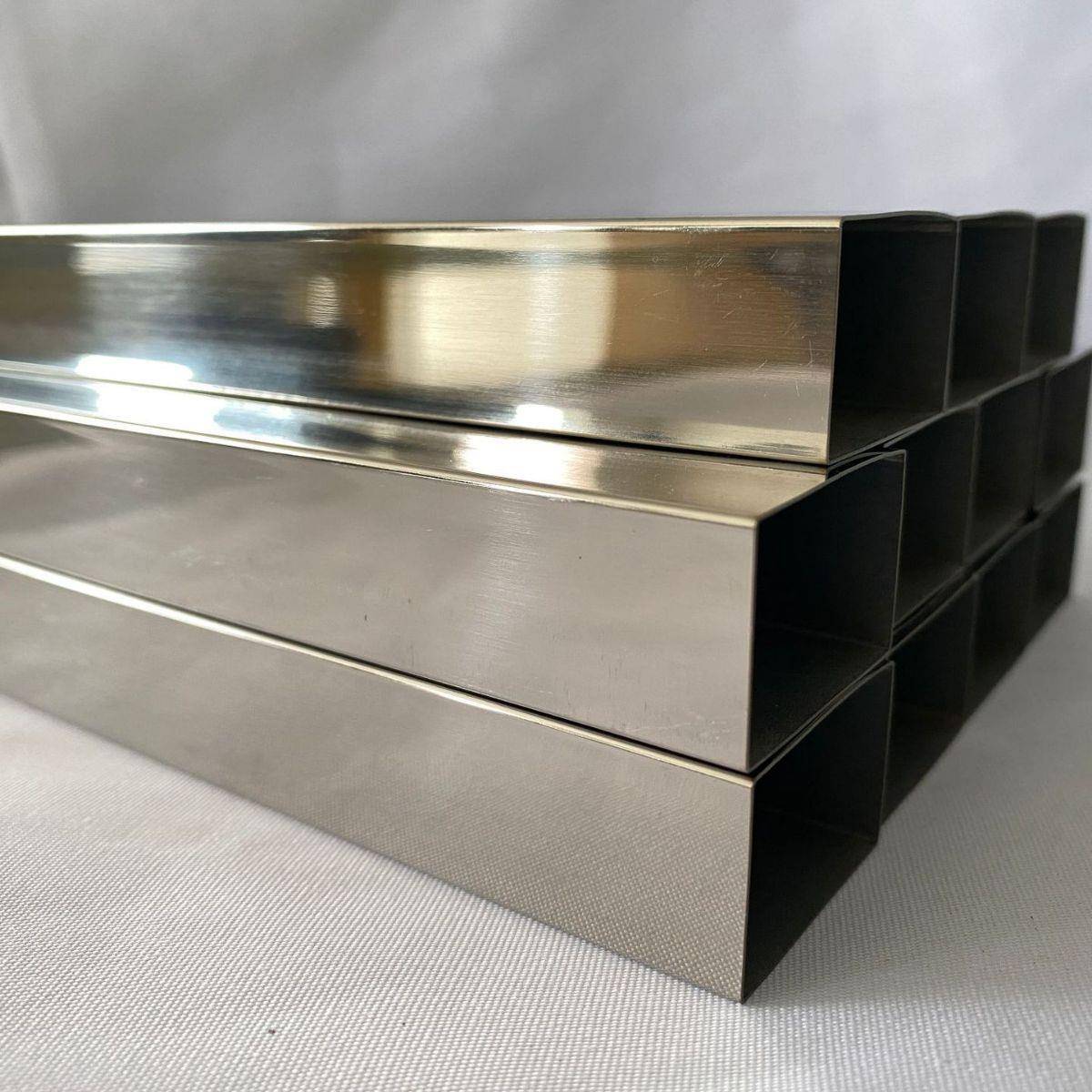 锈304钢不锈536方管冷轧光亮不钢矩形管不锈钢饰装管四方管