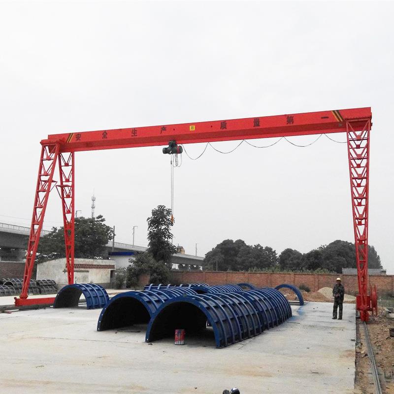 H型箱式龙吊车5T简易单梁门式起重机港口货场MZNT电动葫门芦门龙