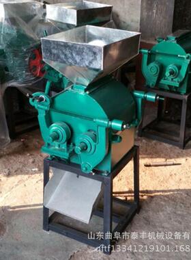 粮食黄豆小麦挤对扁机 小LGQ型轧辊式玉米扁机 大小碎可调花生破