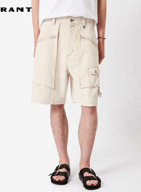 MARANT PEIO气质浅色牛仔短裤男