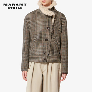 威尔士亲王羊毛短大衣 Fadia MARANT ETOILE2026早春新款