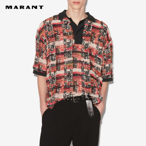 MARANT DORIAN 翻领拼色POLO衫男