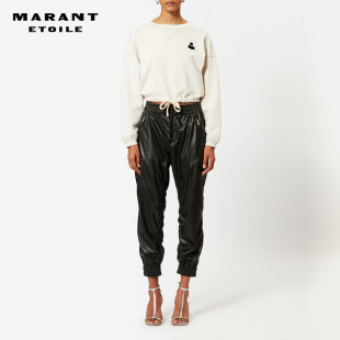 抽绳卫衣女毛圈 MARGO圆领短款 MARANT ETOILE