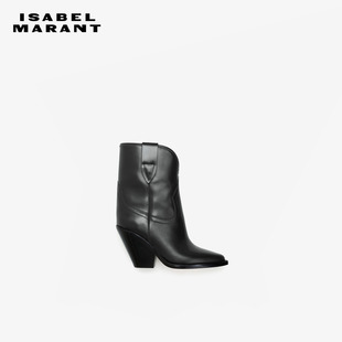 ISABEL MARANT 秋冬BOOTS LEYANE黑色简约优雅女式短靴骑士靴