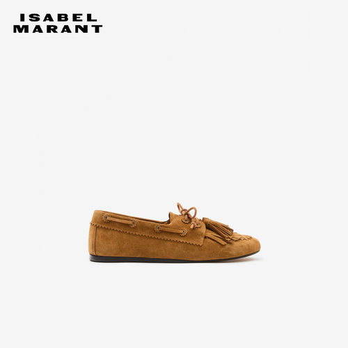 【26早秋新品】ISABEL MARANT FERSI波西米亚风绒面革流苏乐福鞋