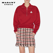 MARANT ETOILE2025 ROSS红色休闲卫衣女