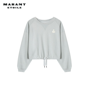 抽绳卫衣女毛圈 MARGO圆领短款 MARANT ETOILE