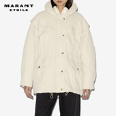 MARANT ETOILE2025早秋新款 DAMONE纯色棉大衣女