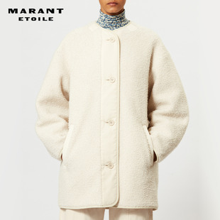 MARANT HIMEMMA简约圆领双面穿休闲毛呢外套女 ETOILE