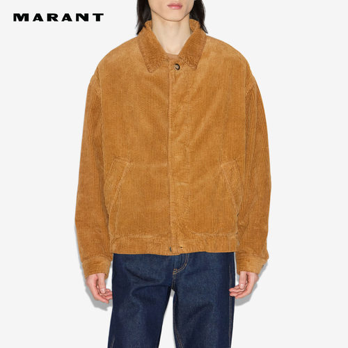 MARANT2025早秋新款NELVIL灯芯绒短款夹克男