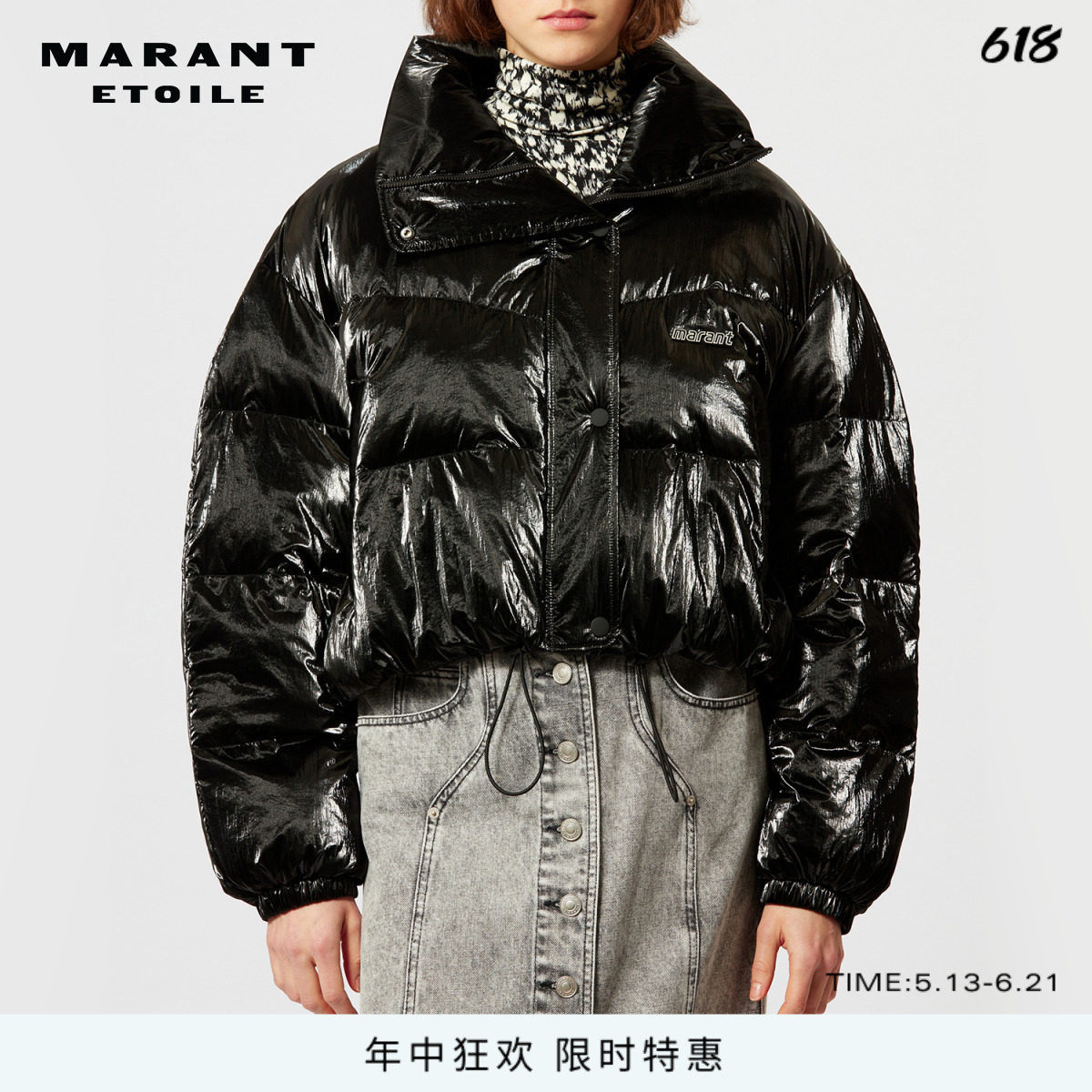 MARANT ETOILE TELIA法式保暖女式外套棉服上衣