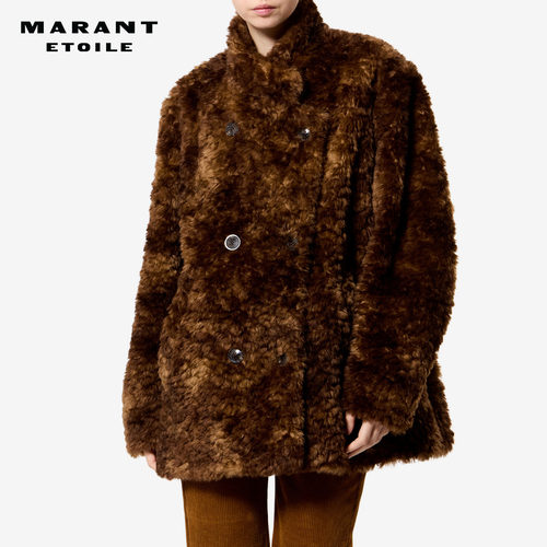 【26秋季新品】MARANT ETOILE JYA法式复古双排扣毛呢大衣外套