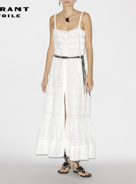 MARANT ETOILE2025 DIVINE优雅长款棉吊带连衣裙女