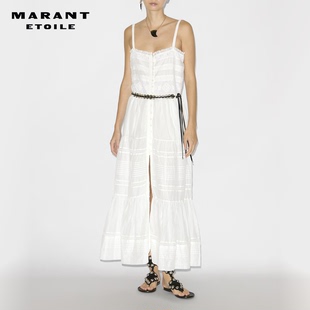 MARANT ETOILE2025 DIVINE优雅长款棉吊带连衣裙女