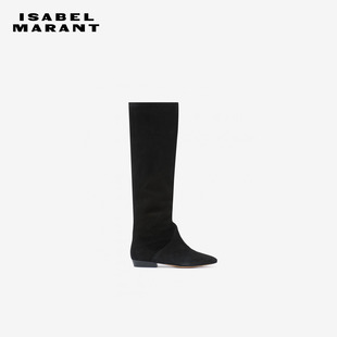 ISABEL MARANT SAYLA法式尖头牛皮高筒靴女
