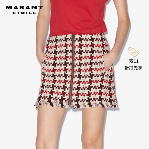 MARANT ETOILE2025 AKIMA法式小香风短裙女