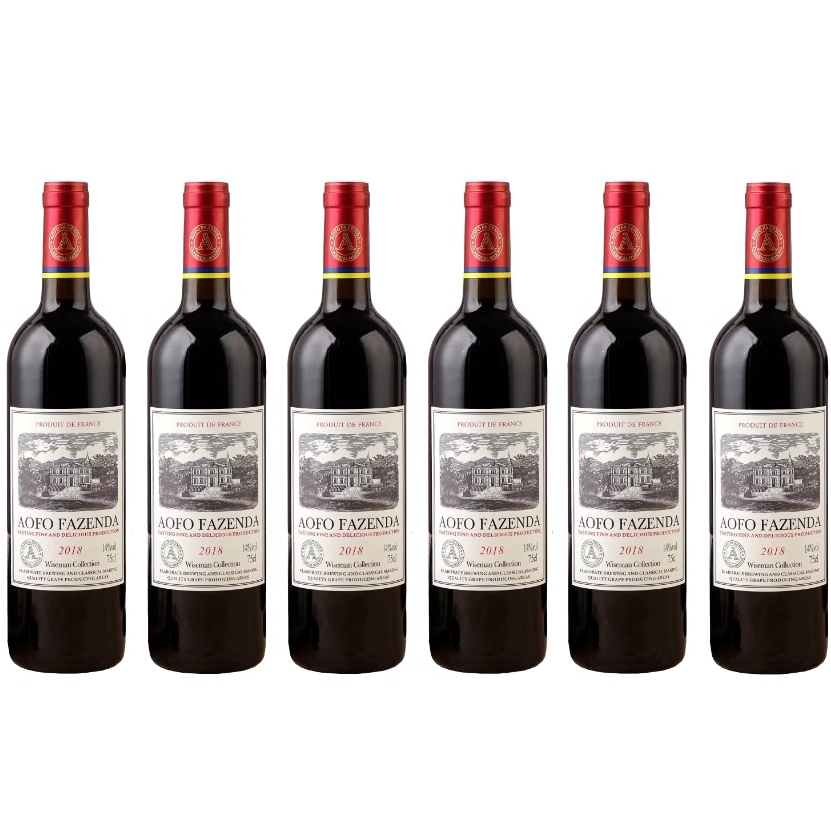 法国原汁进口红酒14度威斯曼珍藏干红葡萄酒赤霞珠红酒送礼正品