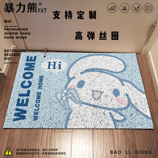 入门地垫免洗可擦玉桂狗丝圈地垫高级感入门户地垫免打理地垫入户