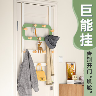 门后挂钩免打孔挂衣架加长门背后挂衣钩门上挂包包衣服挂架门挂钩