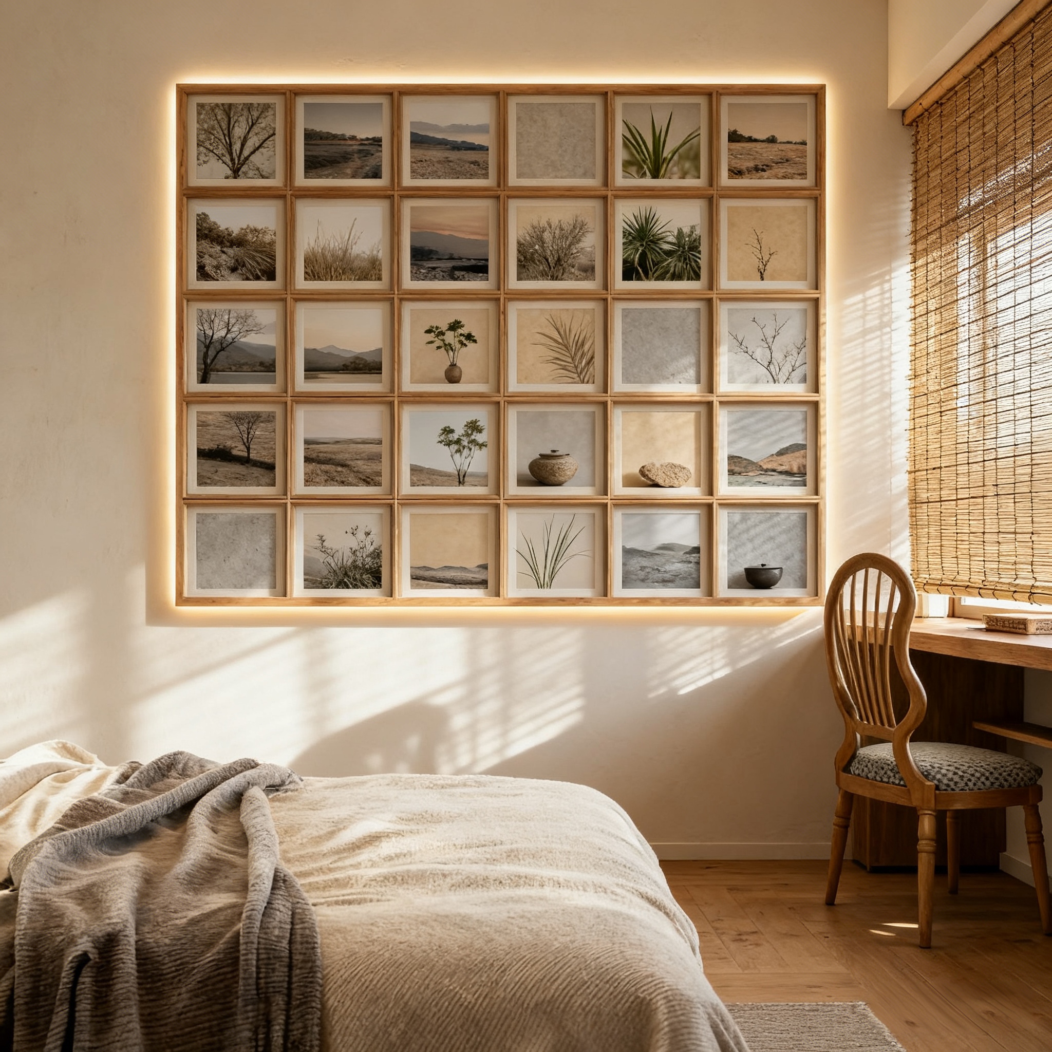 家用展示架客厅卧室装饰陈列架墙面收纳置物架洞洞板照片墙上相片