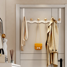 门后挂钩免打孔衣服包包收纳架卧室门口背房挂衣钩置物门上挂衣架