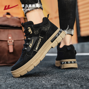 2025秋季 子男黑色登山男靴休闲男士 新款 鞋 靴子 工装 回力马丁靴男款