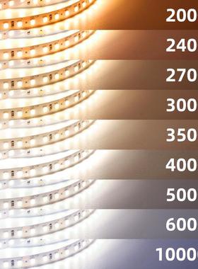 3500k4000k3000k2700k6000k5000k色温led灯条客厅12v线性暖光灯带