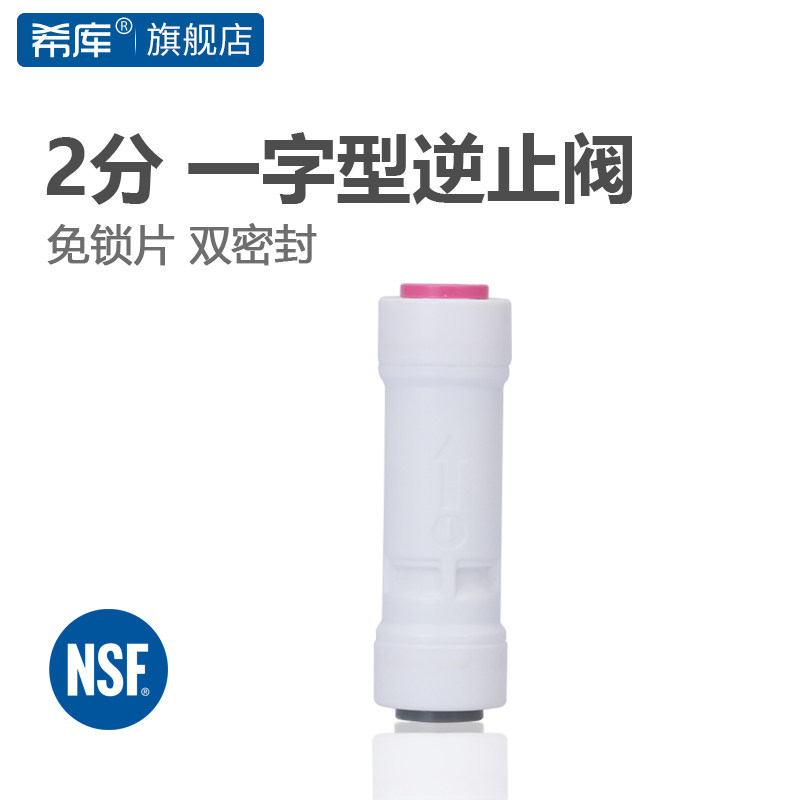 净水器 2分逆止阀 反渗透直饮RO纯水机单向阀止回阀 净水器配件图片