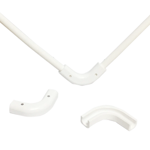 净水器配件 2分3分PE管固定卡夹90度直角管卡净水器管转角器