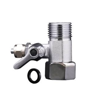 净水器4分转2分一体式活接铜三通球阀 2分开关配件净水器耗材