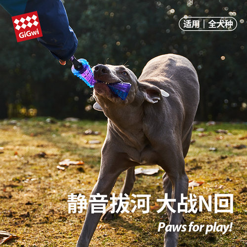 gigwi贵为tpr橡胶拉磨牙互动狗狗