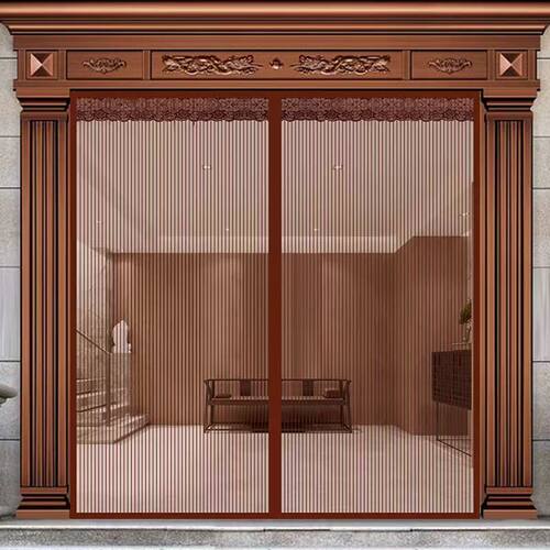 定做防蚊门帘魔术纱门金刚纱磁性