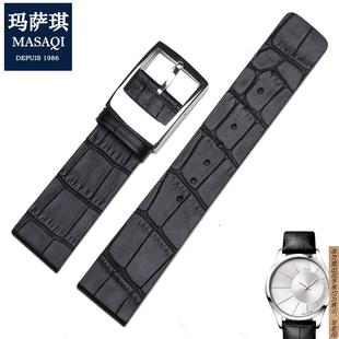 原厂代用适合CK真皮表带KOK211牛皮表带真皮皮带手表带男22MM