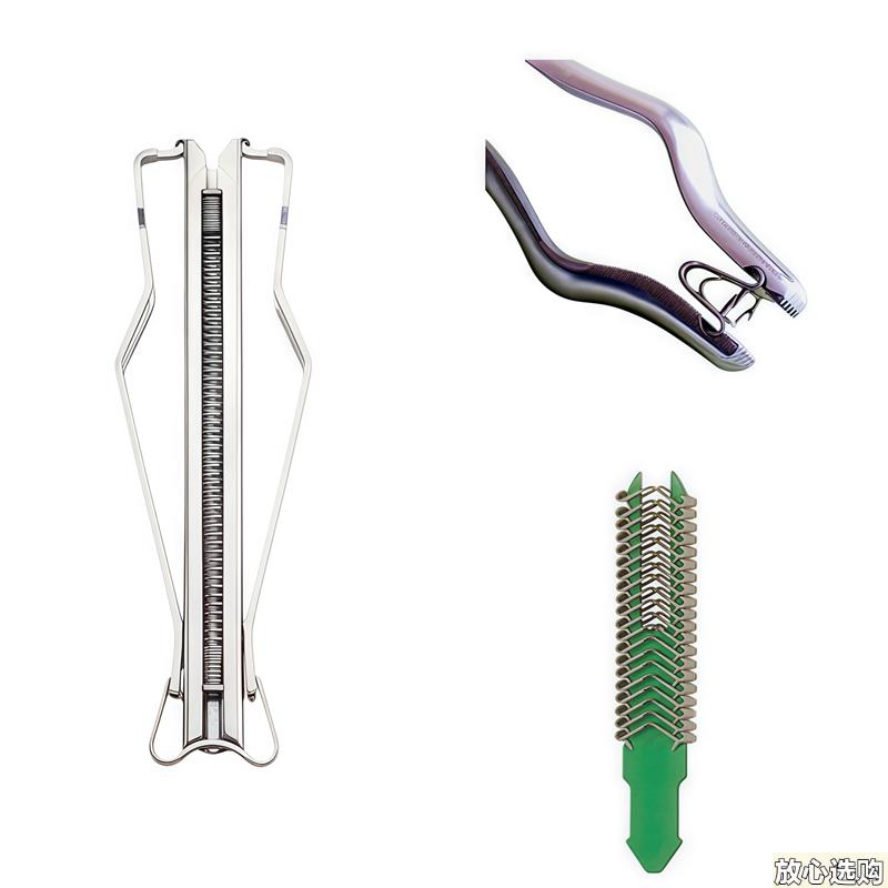 实验小鼠伤口夹小动物缝合钉大鼠伤U口连续缝合器皮肤缝和钉7号9