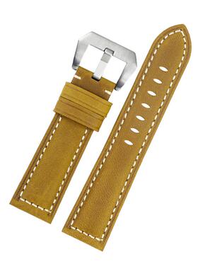 原厂代用北斗AstrolinkS/P智能腕表syntime3复古牛皮手表带22mm